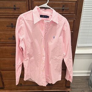 Ralph Lauren Blue Label Pink Checkered Men's Shirt